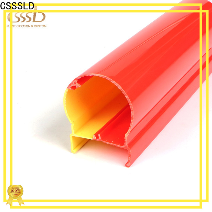 CSSSLD widely used Plastic angle extrusion overseas market for advertise display