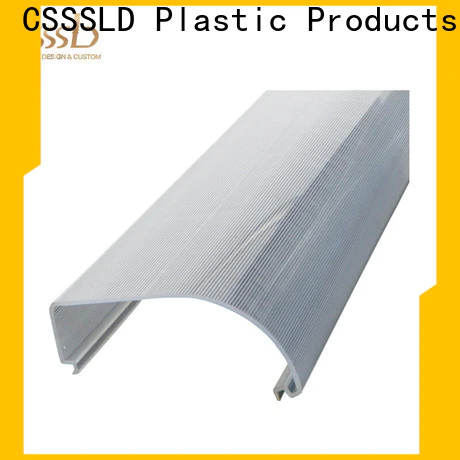 CSSSLD Plastic angle extrusion at discount for advertise display