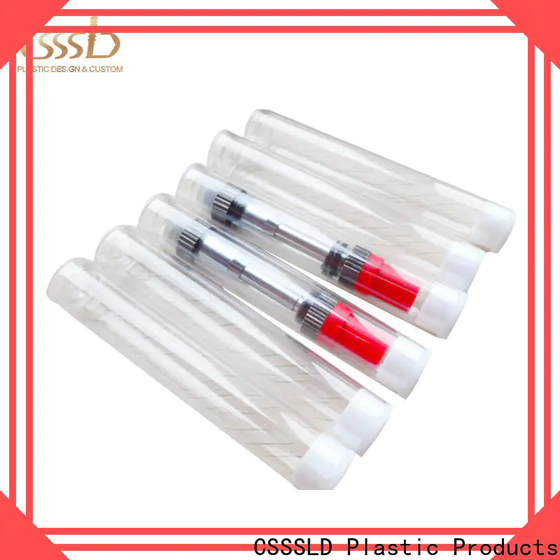 CSSSLD widely used clear plastic pipe overseas market for packing