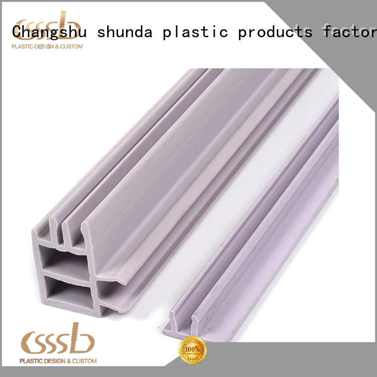 CSSSLD widely used plastic profiles bulk production for advertise display
