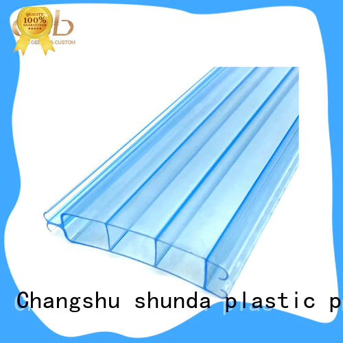 CSSSLD widely used Plastic extrusion profile customized for light cover