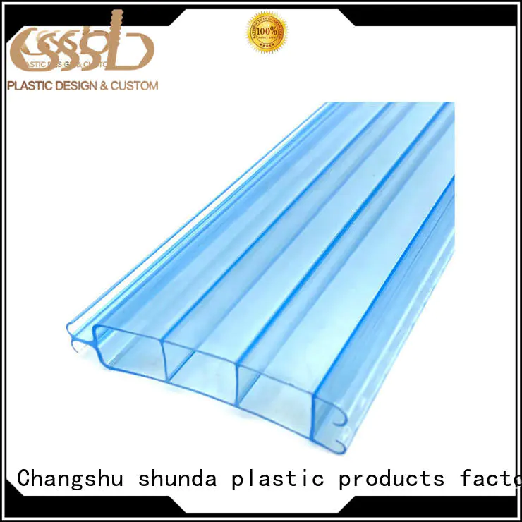 inexpensive extruded plastic profiles bulk production for light cover