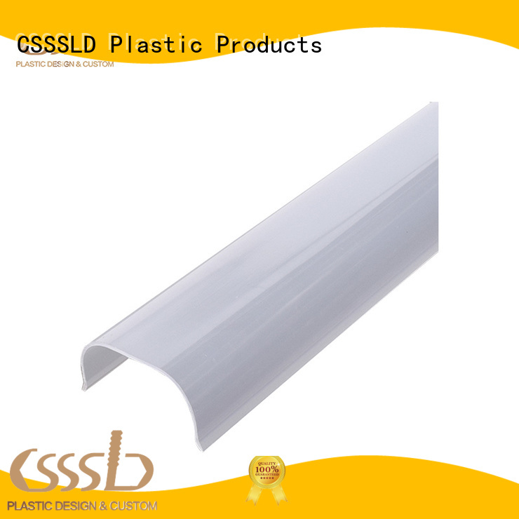 CSSSLD Plastic extrusion profile bulk production for advertise display