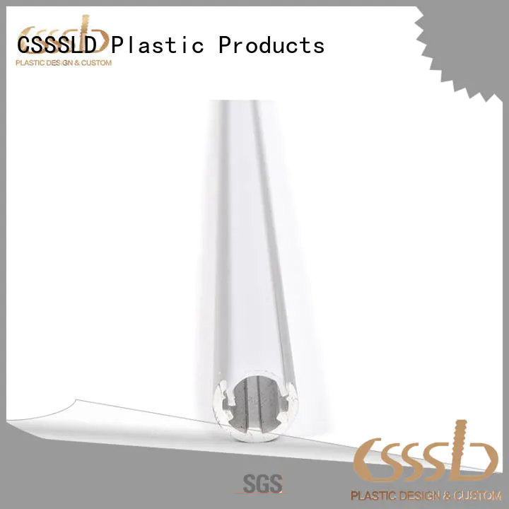 CSSSLD durable PVC profile extrusion bulk production for light cover