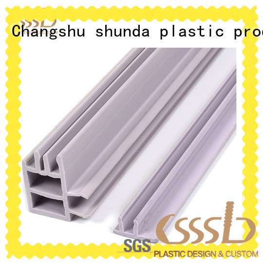 Plastic angle extrusion customized for light cover