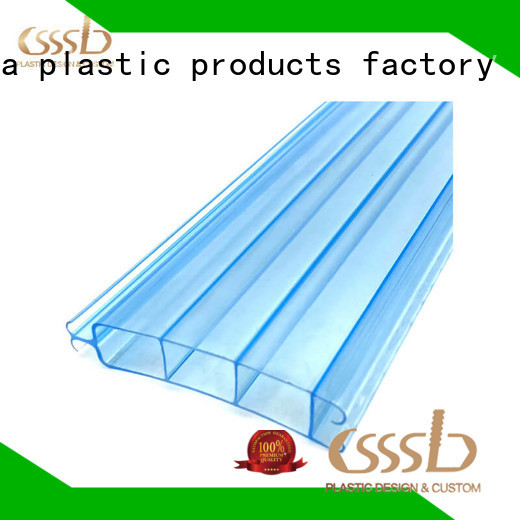 CSSSLD good quality Plastic angle extrusion bulk production for light cover
