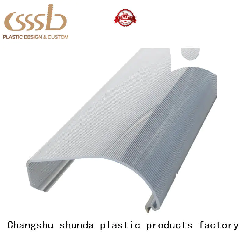 good quality Plastic angle extrusion customized for installation lines