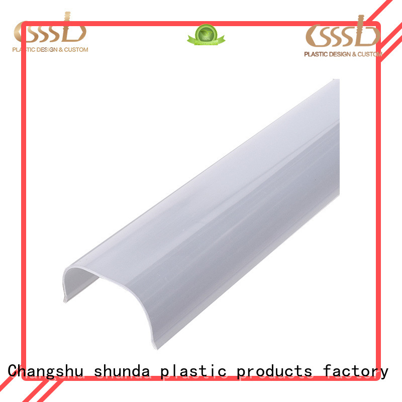 CSSSLD extruded plastic profiles bulk production for light cover