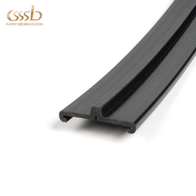 PVC extrusion sliding track profile factory customized shape and sizes