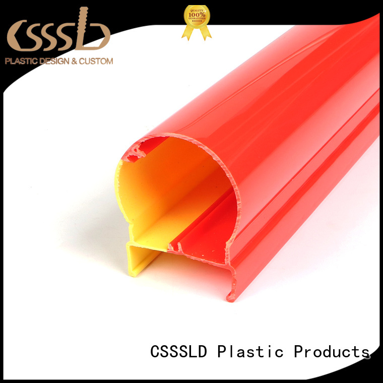 CSSSLD good quality extruded plastic profiles bulk production for light cover