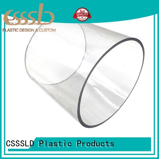 CSSSLD good to use clear plastic pipe oem for packing