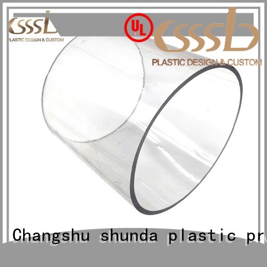 CSSSLD easy to install clear plastic pipe vendor for packing