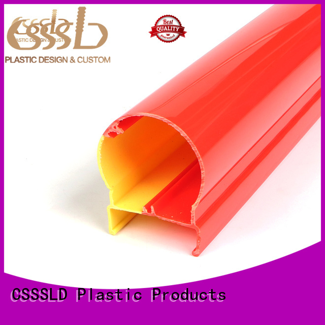 easy to use extruded plastic profiles overseas market for light cover